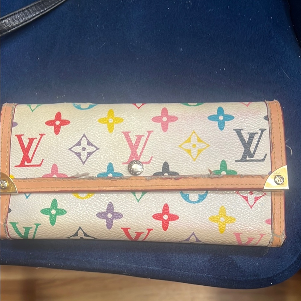Louis Vuitton Red and Pink Wallet
